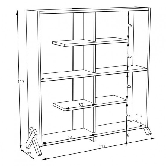 Bookcase KIPP White