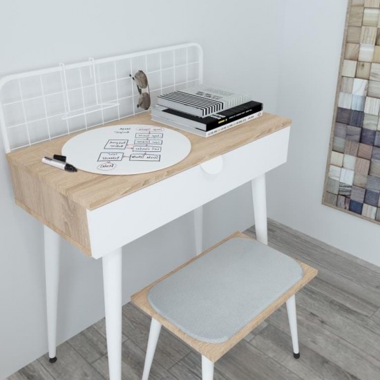 Tualetes galdiņš Nr.2 KRELL Sonoma White