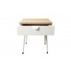 Bedside table KRELL Sonoma White