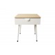 Bedside table KRELL Sonoma White