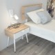 Bedside table KRELL Sonoma White