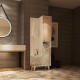 Bathroom cabinet KUBAN Sonoma White