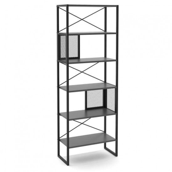 Bookcase MELA Anthracite Black