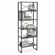 Bookcase MELA Anthracite Black