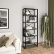 Bookcase MELA Anthracite Black