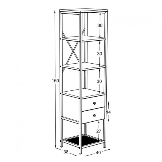 Bookcase LENON White