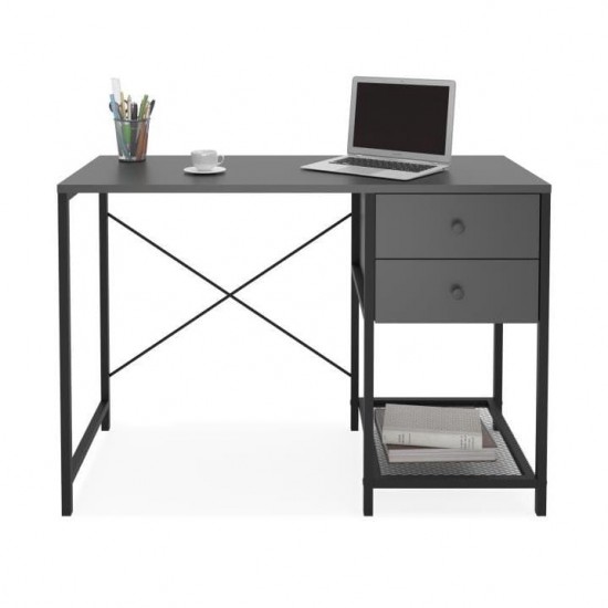 Desk LENON Anthracite Black