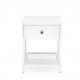Bedside table LENON White