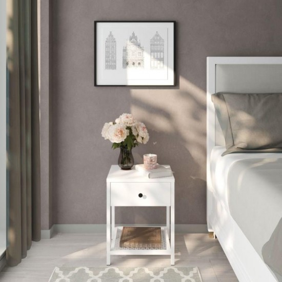 Bedside table LENON White