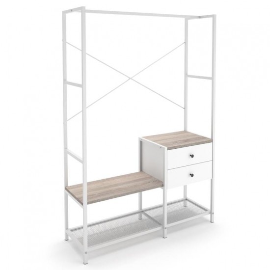 Wardrobe LENON Sonoma White