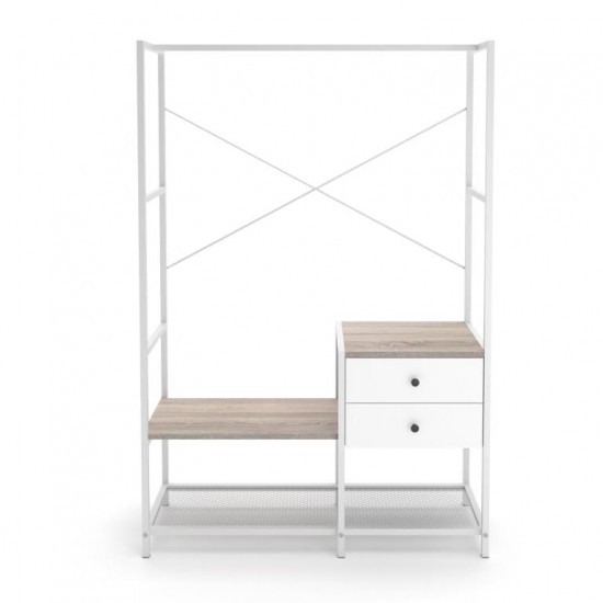 Wardrobe LENON Sonoma White