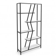 Bookcase KALIP White Black