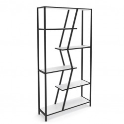 Bookcase KALIP White Black