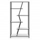 Bookcase KALIP White Black