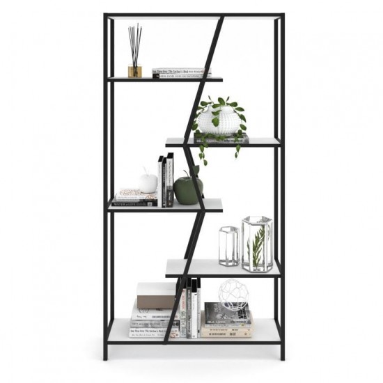 Bookcase KALIP White Black