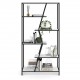 Bookcase KALIP White Black