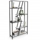 Bookcase KALIP White Black