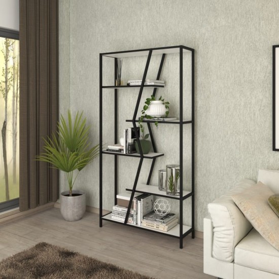 Bookcase KALIP White Black
