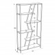 Bookcase KALIP White Black