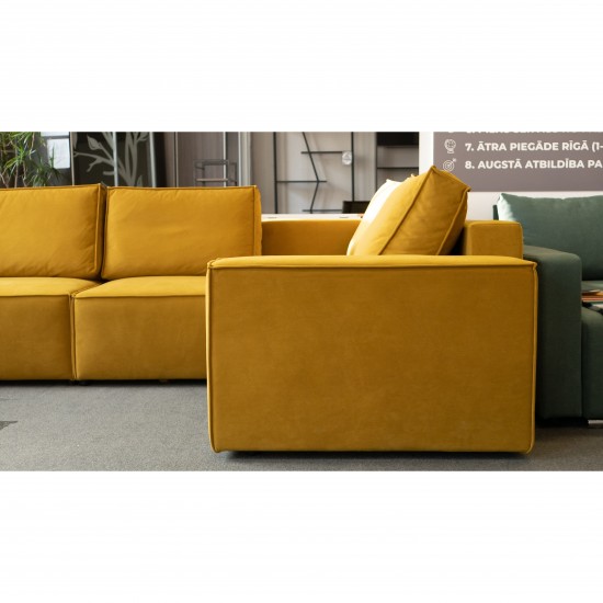 Moduļu divāns Ven n1 Klasiskais Dzeltena