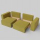 Modular sofa Ven n4 mini Mustard
