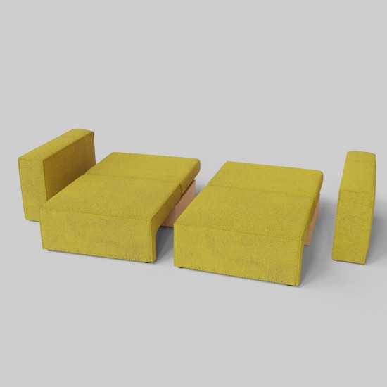 Modular sofa Ven n4 mini Yellow