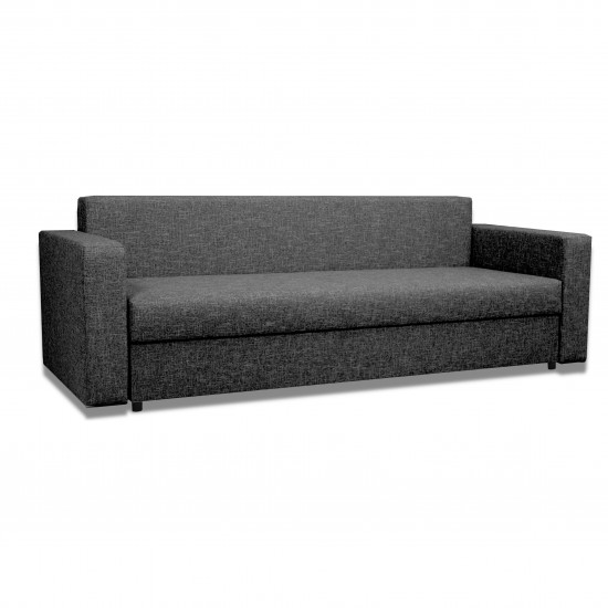 Dīvāns–Gulta Vuran Tumši pelēks