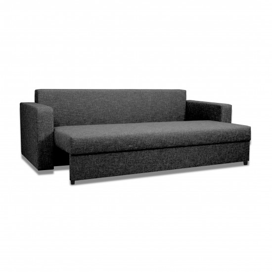 Dīvāns–Gulta Vuran Tumši pelēks