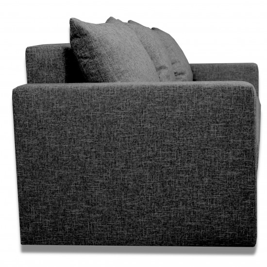 Dīvāns–Gulta Vuran Tumši pelēks