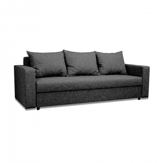 Dīvāns–Gulta Vuran Tumši pelēks