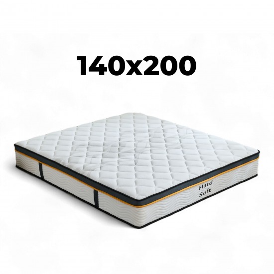 Komplekts Mērena cietība 140x200 – gulta un matracis