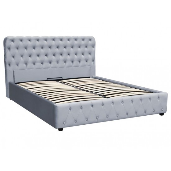 Bed BELINDA 180 Gray