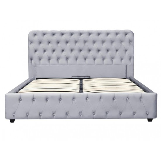 Bed BELINDA 140 Gray