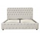 Bed BELINDA 140 Light Gray