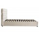 Bed BELINDA 180 Light Gray