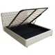 Bed BELINDA 180 Light Gray