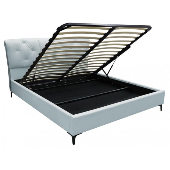 Bed BIANCA 160 Light Blue