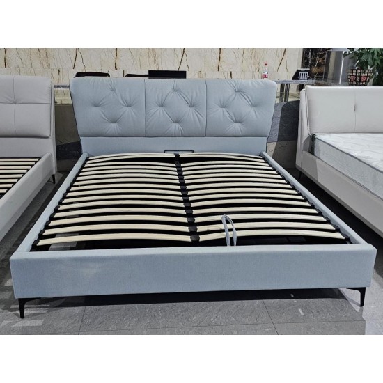 Bed BIANCA 160 Light Blue