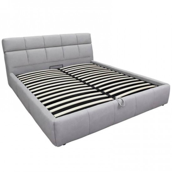 Bed CASSI 180 Gray
