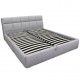 Bed CASSI 180 Gray