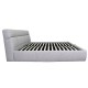 Bed CASSI 180 Gray