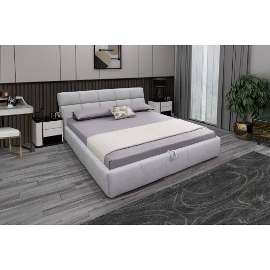 Bed CASSI 180 Gray