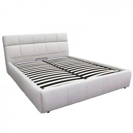 Bed CASSI 180 Light Beige