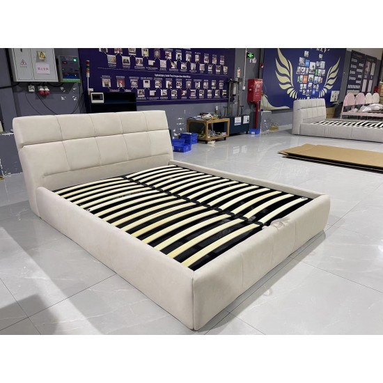 Bed CASSI 180 Light Beige