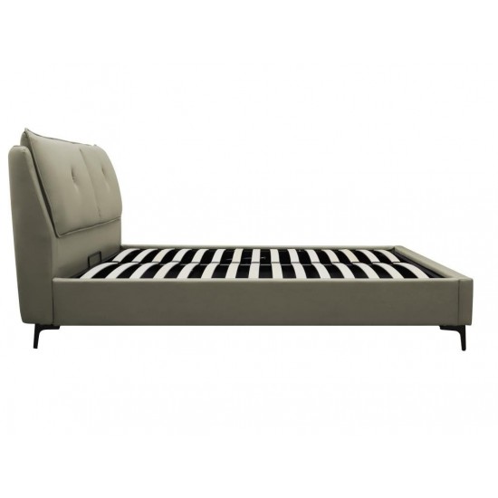 Bed DALIDA 160 Light Gray