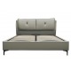 Bed DALIDA 160 Light Gray