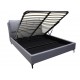 Bed DALIDA 180 Gray