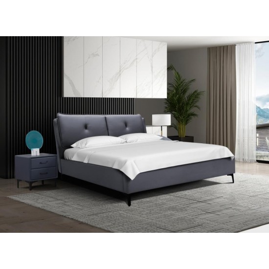 Bed DALIDA 180 Gray