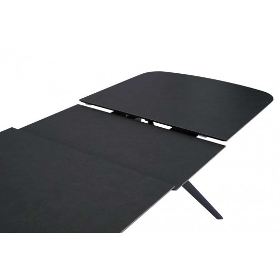 Table DELF 160-204×90 Ceramic Gray