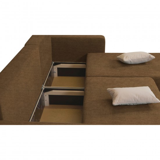 Corner Sofa Deka-Sturis+ Brown